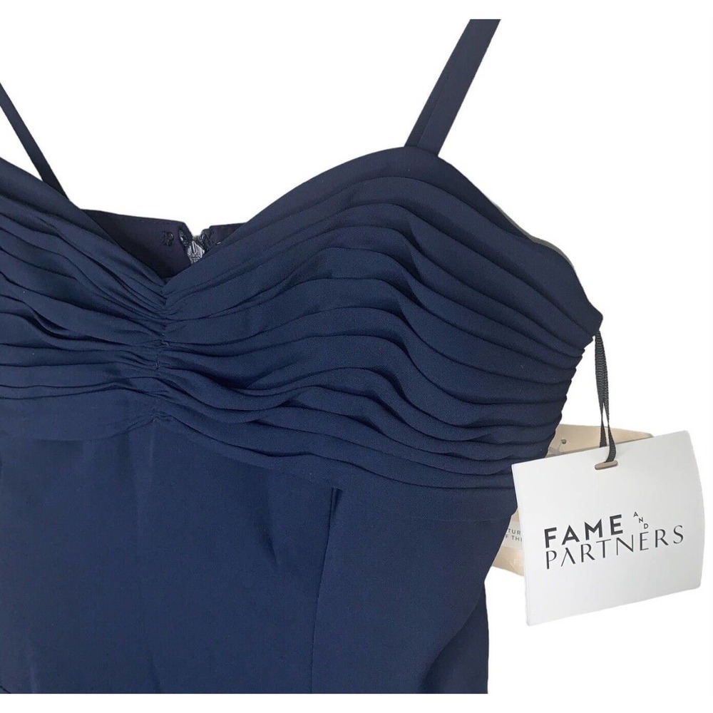 Fame and Partners Crepe Maxi Dress Womens Size 2 Sweetheart Neckline $349 NWT - Picture 2 of 11